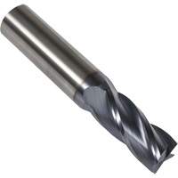 S234 30° Square End Mill, 1/16" Dia., 1-1/2" L, 4 Flutes, 1/8" Shank, Carbide NTL Industrial