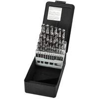 Jeu de forets pour tour &agrave; d&eacute;colleter, 29 morceaux, Acier rapide NTL Industrial