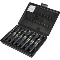 Reduced Shank Drill Bit Set, 8 Pieces, High Speed Steel NTL Industrial