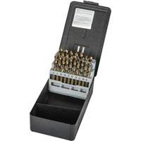 Heavy-duty Screw Machine Drill Bit Set, 26 Pieces, High Speed Cobalt NTL Industrial