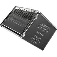 Jobber Length Drill Bit Set, 20 Pieces, High Speed Steel NTL Industrial