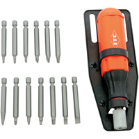 15-Piece Multi-Bit Screwdriver Set, Plastic Handle NTL Industrial