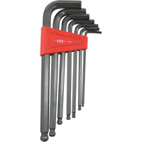 Ball Nose Hex Key Set, 7 Pcs., Imperial NTL Industrial