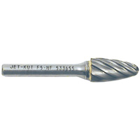 F5-NF 1/4" Round Nose Shape Bur for Aluminum/Non-Ferrous Materials, 1/2" Dia. NTL Industrial