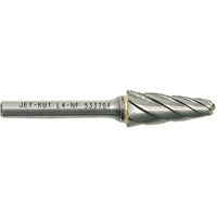 L4-NF 1/4" Taper Shape Bur for Aluminum/Non-ferrous Materials, 1/2" Dia. NTL Industrial