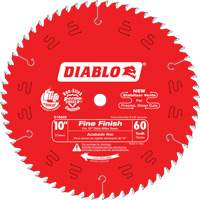 Contractor Saw Blades - Fine Finishing Saw Blades, 10", 60 Teeth, Wood Use NTL Industrial