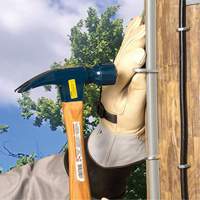 Lineman's Straight-Claw Hammer, 32 oz., Wood Handle, 15" L NTL Industrial