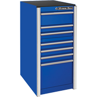 RX Series Side Cabinet, 7 Drawers, 19" W x 25" D x 39-1/4" H, Blue TEQ496 | NTL Industrial
