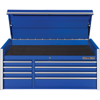 Extreme Tools<sup>®</sup> RX Series Top Tool Chest, 54-5/8" W, 8 Drawers, Blue TEQ499 | NTL Industrial