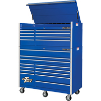 Extreme Tools<sup>®</sup> RX Series Top Tool Chest, 54-5/8" W, 8 Drawers, Blue TEQ499 | NTL Industrial