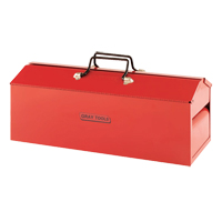 Tool Box, 8-13/20" D x 21-3/10" W x 9" H, Red NTL Industrial