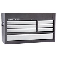 Top Chest - 7 Drawers, 41-1/2" W, 7 Drawers, Black NTL Industrial