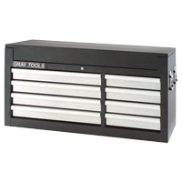 Top Chest - 8 Drawers, 41-1/2" W, 8 Drawers, Black NTL Industrial
