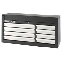Top Chest - 8 Drawers, 53-3/8" W, 8 Drawers, Black NTL Industrial
