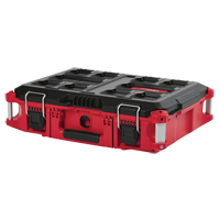 Packout Tool Box, 22" x 16" x 7", Black/Red NTL Industrial