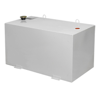 R&eacute;servoir de transfert pour carburant en acier, Acier, Capacit&eacute; 100 gal., Blanc NTL Industrial