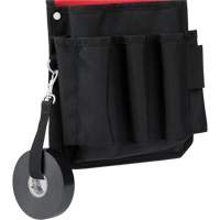 Utility Pouch, Multiple Tool Holder, Nylon, 9 Pockets NTL Industrial