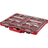 Packout Low-Profile Organizer, 19-3/4" x 16-2/5" x 2-1/2", Black/Red NTL Industrial