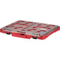 Packout Low-Profile Organizer, 19-3/4" x 16-2/5" x 2-1/2", Black/Red NTL Industrial