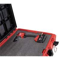 Packout Tool Case with Customizable Insert, 20-7/10" x 15-1/5" x 6-1/5", Black/Red NTL Industrial