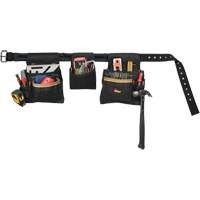 Ceinture &agrave; outils combin&eacute;e de luxe, Polyester, Noir NTL Industrial