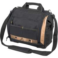 Multi-Compartment Tool Carrier, Polyester, 33 Pockets, Black NTL Industrial