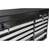 Industrial Tool Chest, 41" W, 10 Drawers, Black NTL Industrial