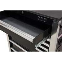 Heavy-Duty Tool Cart, 7 Drawers, 28" W x 22" D x 42-3/8" H, Black NTL Industrial
