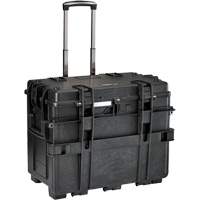Coffre &agrave; outils militaire mobile avec tiroirs, 8 tiroirs, 22-4/5" la x 15" p x 18" h, Noir NTL Industrial
