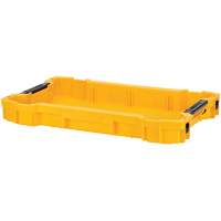 Plateau d'outils peu profond ToughSystem, 18-2/5" x 12" x 2-1/3", Jaune NTL Industrial