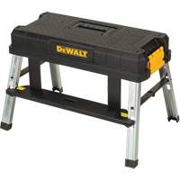 Storage Step Stool, 11-3/5" W x 25-1/5" D x 11-1/3" H, Black NTL Industrial