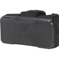 Molded Base Big-Mouth Tote Tool Bag, Ballistic Polyester, 23 Pockets, Black/Blue NTL Industrial