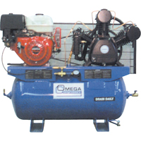 Industrial Series Air Compressors - Engine Compressors, 25 Gal. (30 US Gal) TFA106 | NTL Industrial