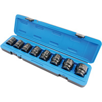 Jeu de douilles SAE PS834, 8 Mcx, Chocs, Prise de 3/4" NTL Industrial