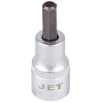 Bit Socket, Hex, 3 mm x 2" L, 3/8" Drive NTL Industrial