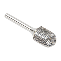 Solid Carbide Burrs - Cylinder Shape with Ball Nose, SC-7, 3/4" Dia., 25.4 mm Depth of Cut NTL Industrial