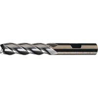 HGC-4C Finishing End Mill, 1/2"/0.5" Dia., 4"/101.6 mm L, 4 Flutes, 1/2"/12.7 mm Shank, High Speed Cobalt NTL Industrial