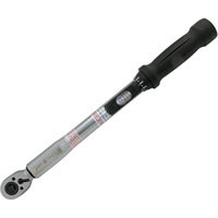 Cl&eacute; dynamom&eacute;trique &agrave; t&ecirc;te fine pour usage intensif, &agrave; cliquer, Entraînement 3/8" carr&eacute;, 10 - 80 lb-pi NTL Industrial