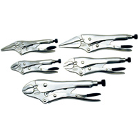 LPS-5 Super Heavy-Duty Locking Pliers Se, 5 Pieces NTL Industrial