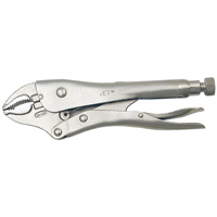 Super Heavy-Duty Locking Pliers with Cutter, 5" Length, Curved Jaw NTL Industrial