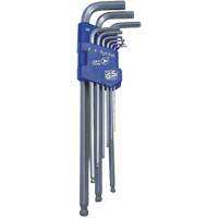 JBHK-9XLM Extra Long Ball Nose Hex Key Set, 9 Pcs., Metric NTL Industrial