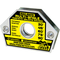 Magnetic Welding Squares, 4-3/8" L x 3/4" W x 3" H, 55 lbs. TGY624 | NTL Industrial