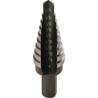 Step Drills, 1/16" Increments NTL Industrial
