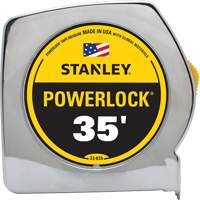 Powerlock<sup>®</sup> Classic Tape Measure, 1" x 35', Imperial Graduations TJ846 | NTL Industrial