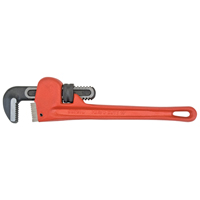 Pipe Wrench, 1-1/2" Jaw Capacity, 10" Long, Powder Coated Finish NTL Industrial