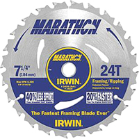 Lames de scie pour entrepreneur - Lames de scie Marathon, 7-1/4", 24 dents NTL Industrial