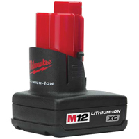 M12™ Redlithium™ High-Capacity Battery, Lithium-Ion, 12 V, 3 A TLV039 | NTL Industrial