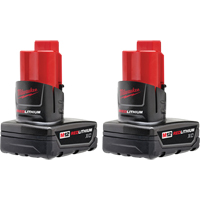 M12 Redlithium Batteries, Lithium-Ion, 12 V, 3 A NTL Industrial