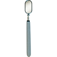 Inspection Mirror, Oval, 1-1/2" L x 1-1/4" W, Telescopic NTL Industrial