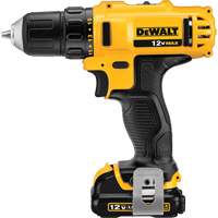 Max Drill Driver Kit, Lithium-Ion, 12 V, 3/8" Chuck, 189 UWO Torque NTL Industrial